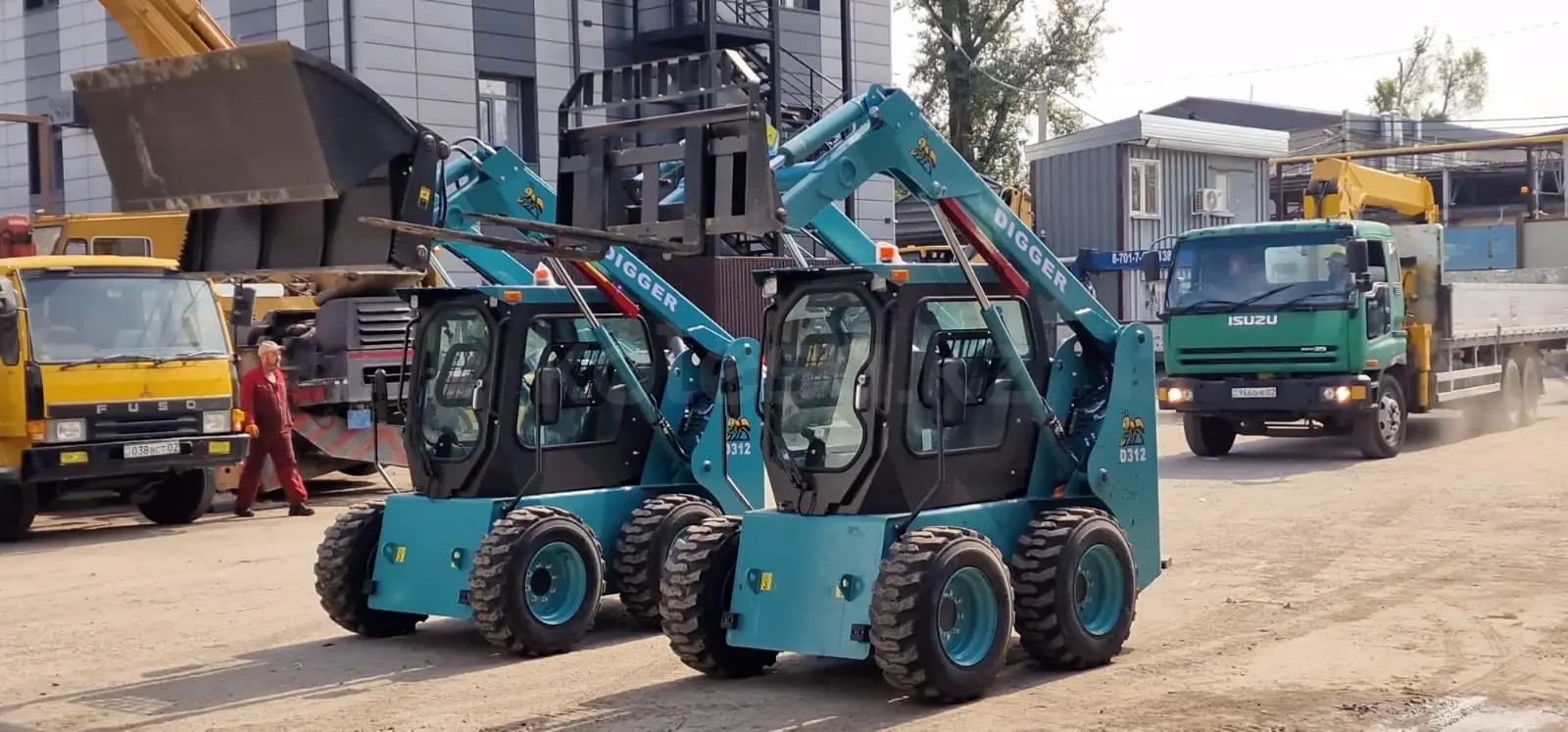 Мини погрузчик, бобкат аренда в Алматы